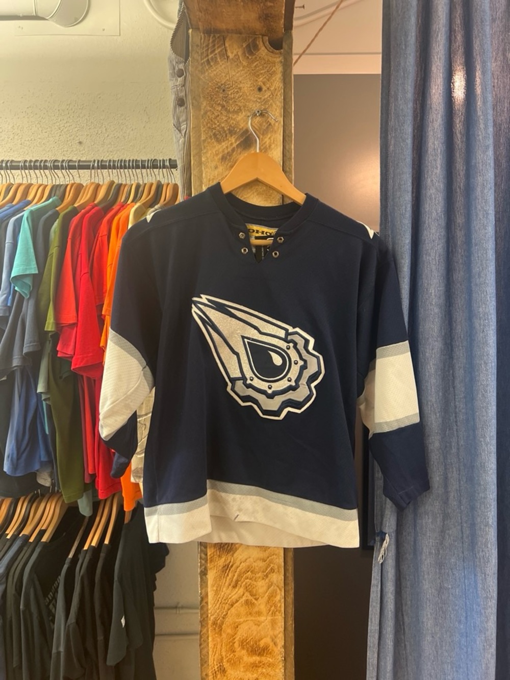 Vintage Oilers Navy Jersey